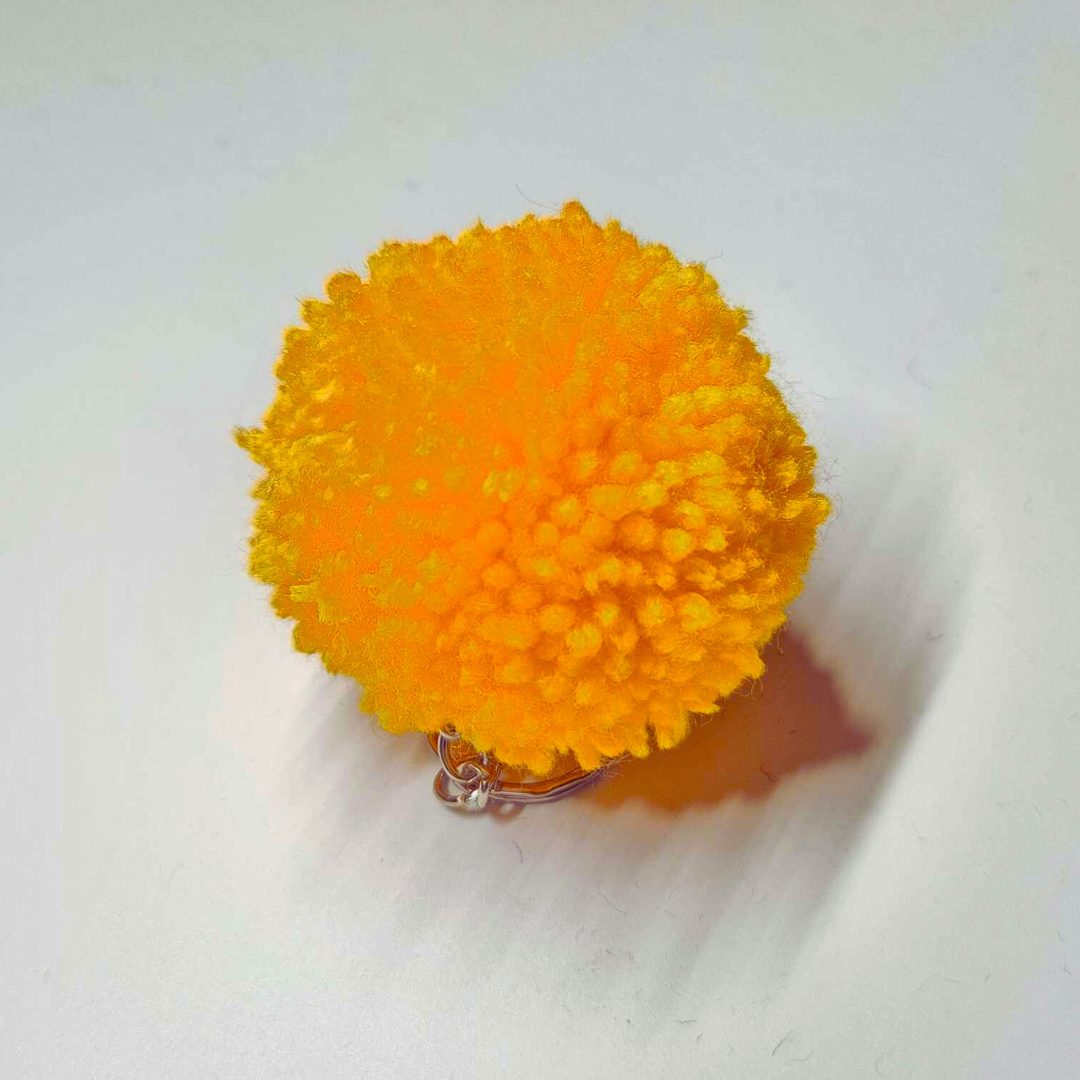 Pom pom keyrings