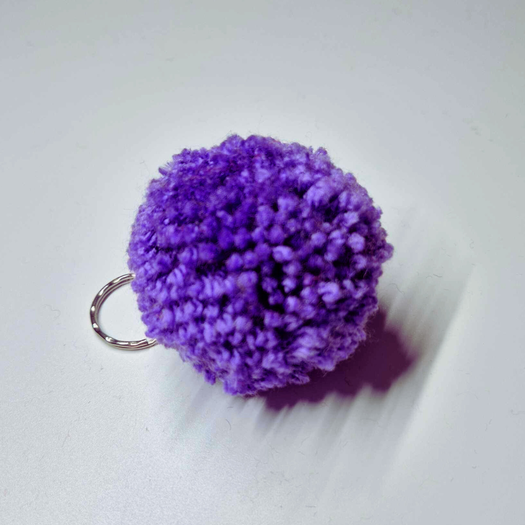 Pom pom keyrings